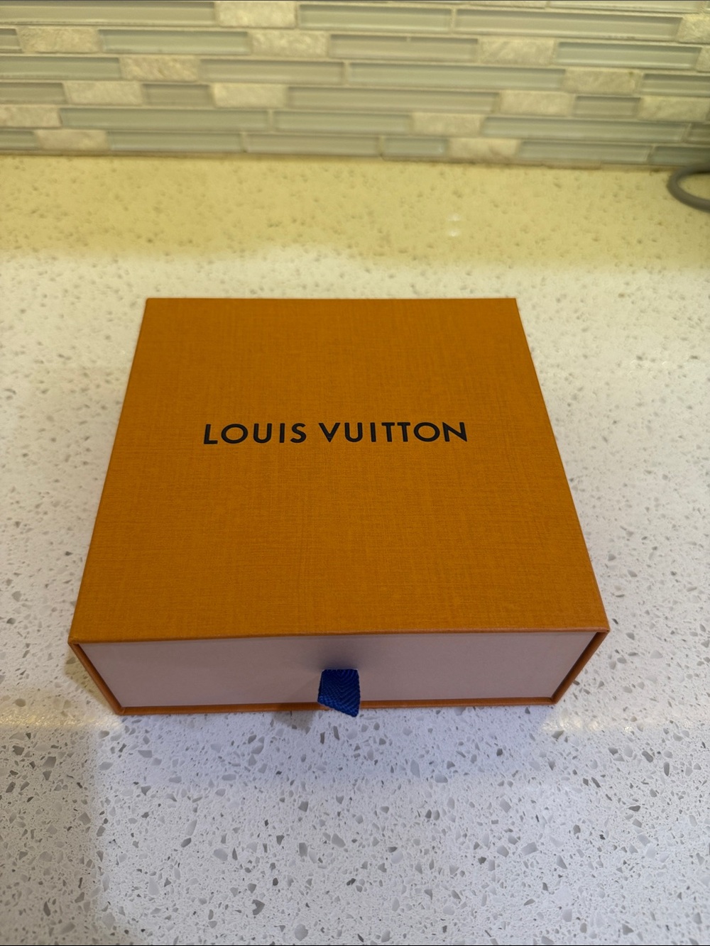 Louis Vuitton square box and dust bag